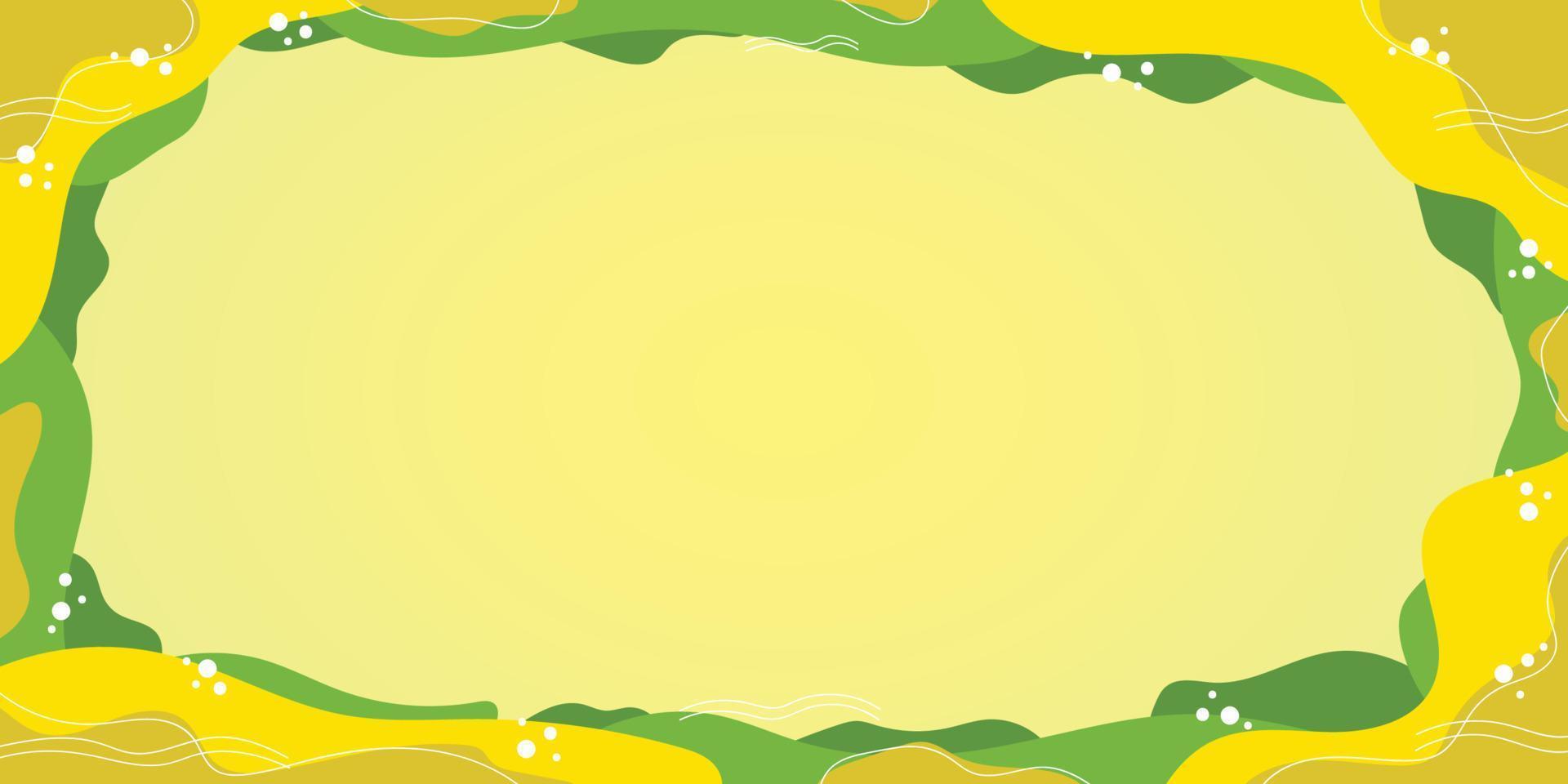 fundo de banner de temporada de verão com espaço em branco, vetor de fundo natural.