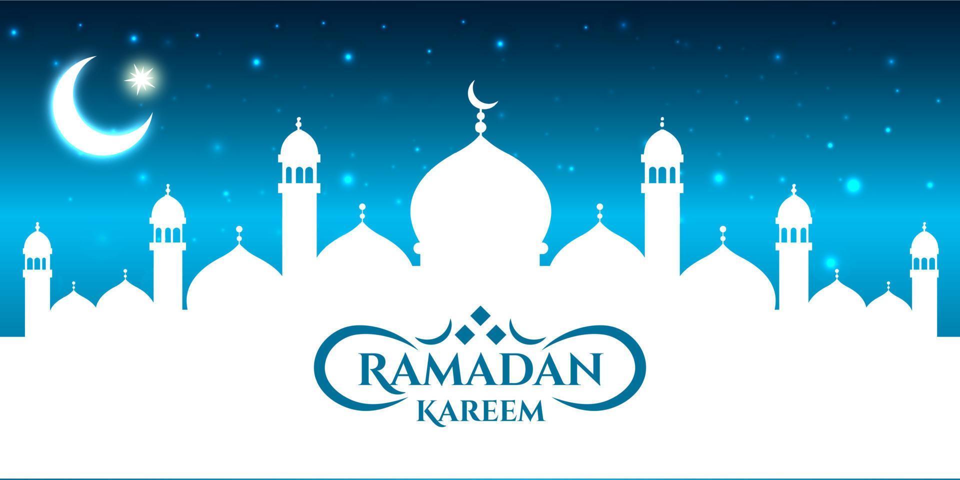 celebração ramadan kareem ilustração vetorial. vetor de fundo de ano novo islâmico.