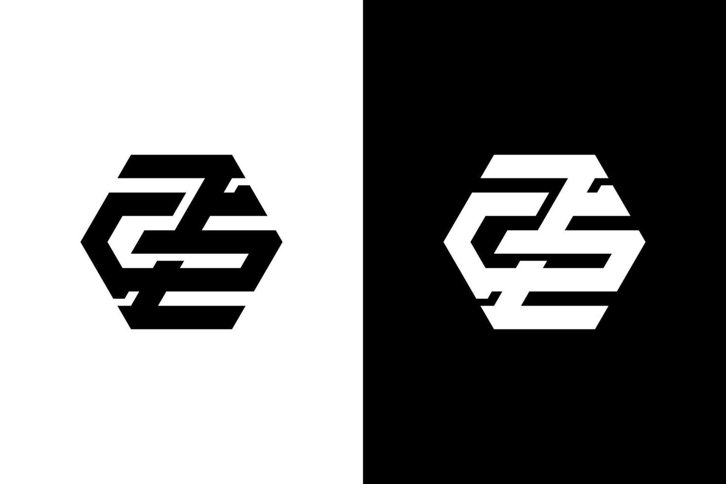 logotipo zg inicial limpo e mínimo. ícone de monograma de letra zg. design de vetor de alfabeto de luxo elegante