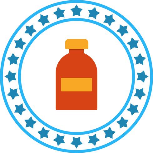 Ícone de garrafa de medicamento de vetor