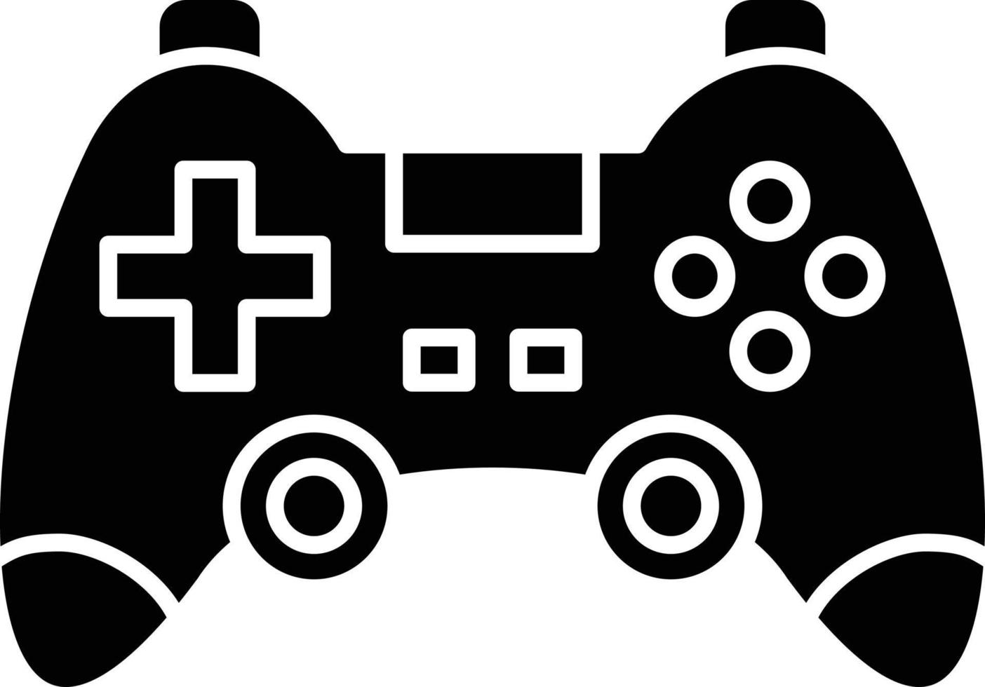 estilo de ícone do gamepad vetor