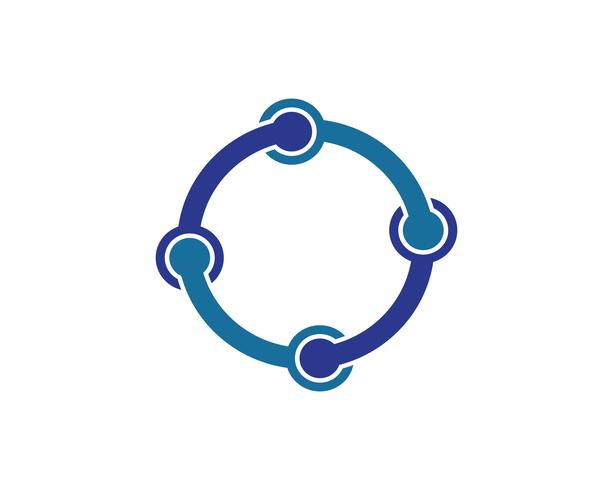 Infinity unity Design Vector icon ilustração modelo de logotipo