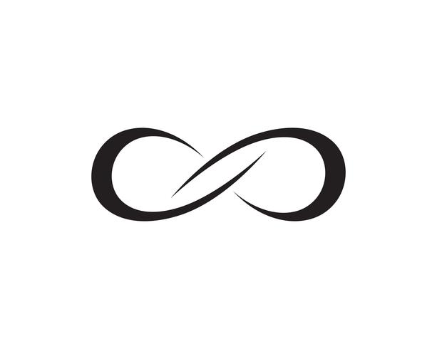 logotipo de infinito e vetor de ícones de modelo de símbolo