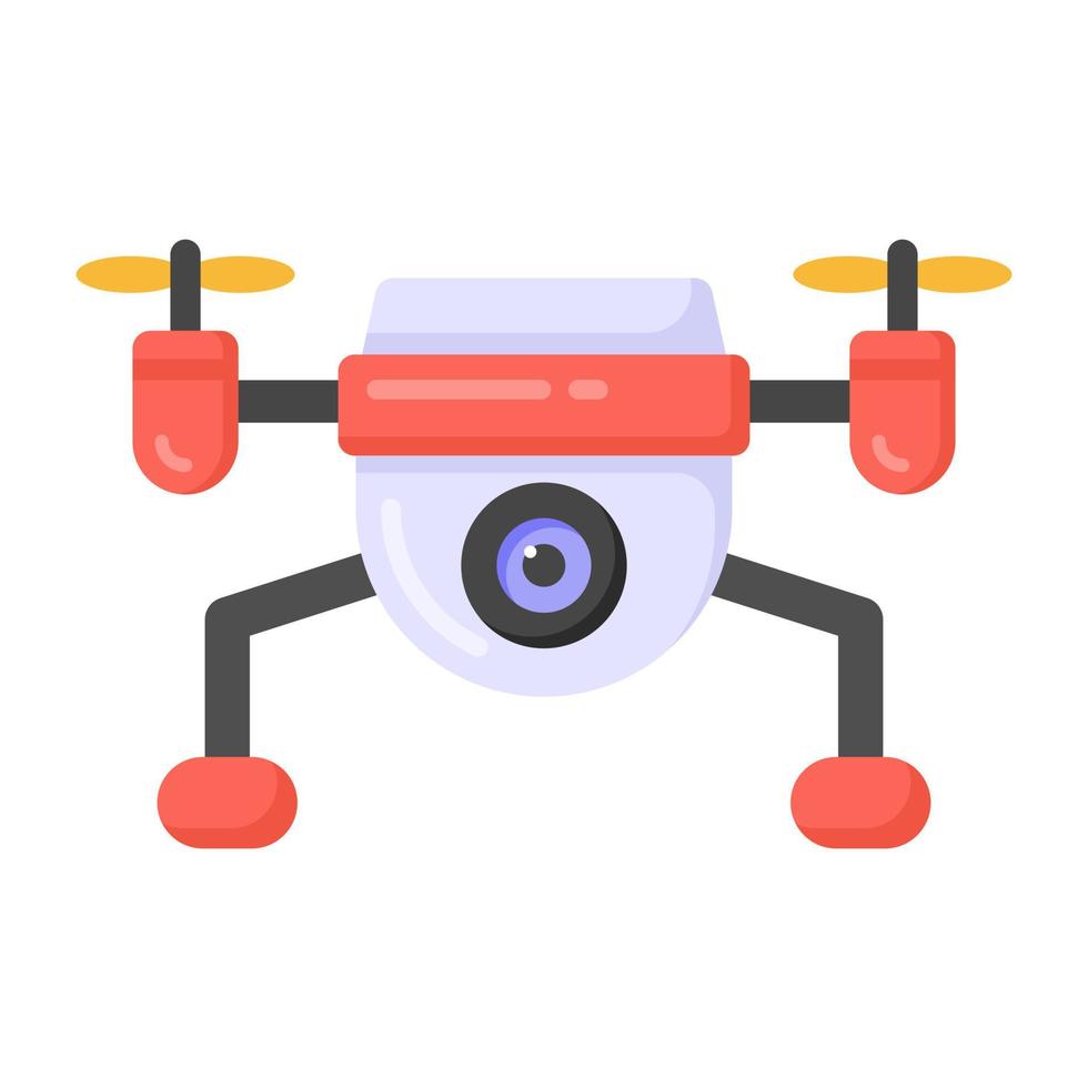 design plano de câmera de drone vetor