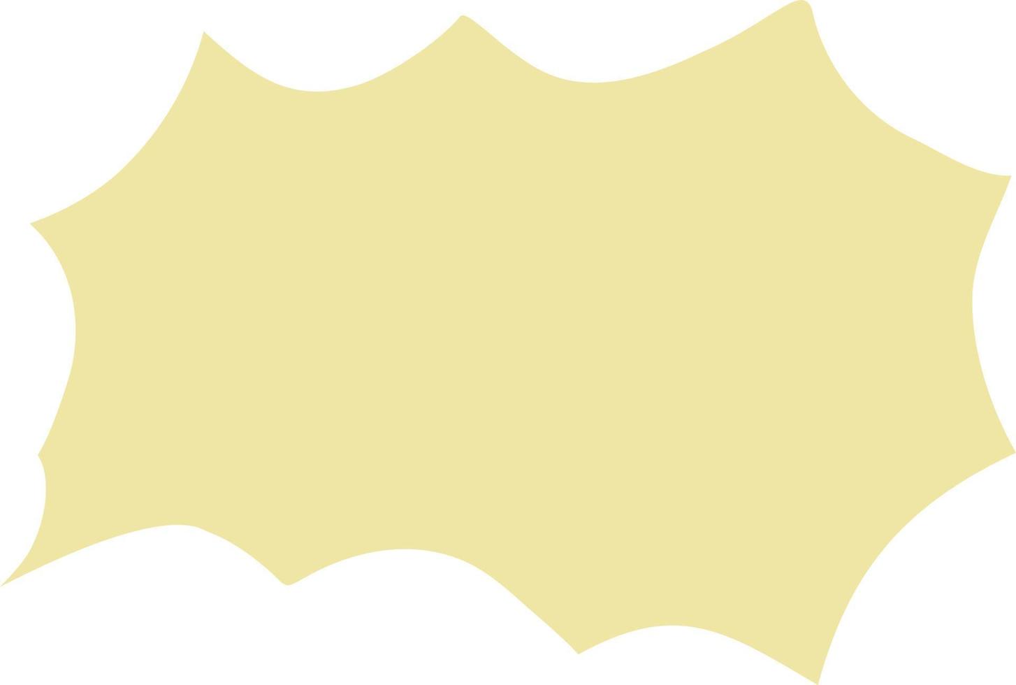 design de ícone de bolha de discurso amarelo, ilustração de elemento de tração de mão. vetor