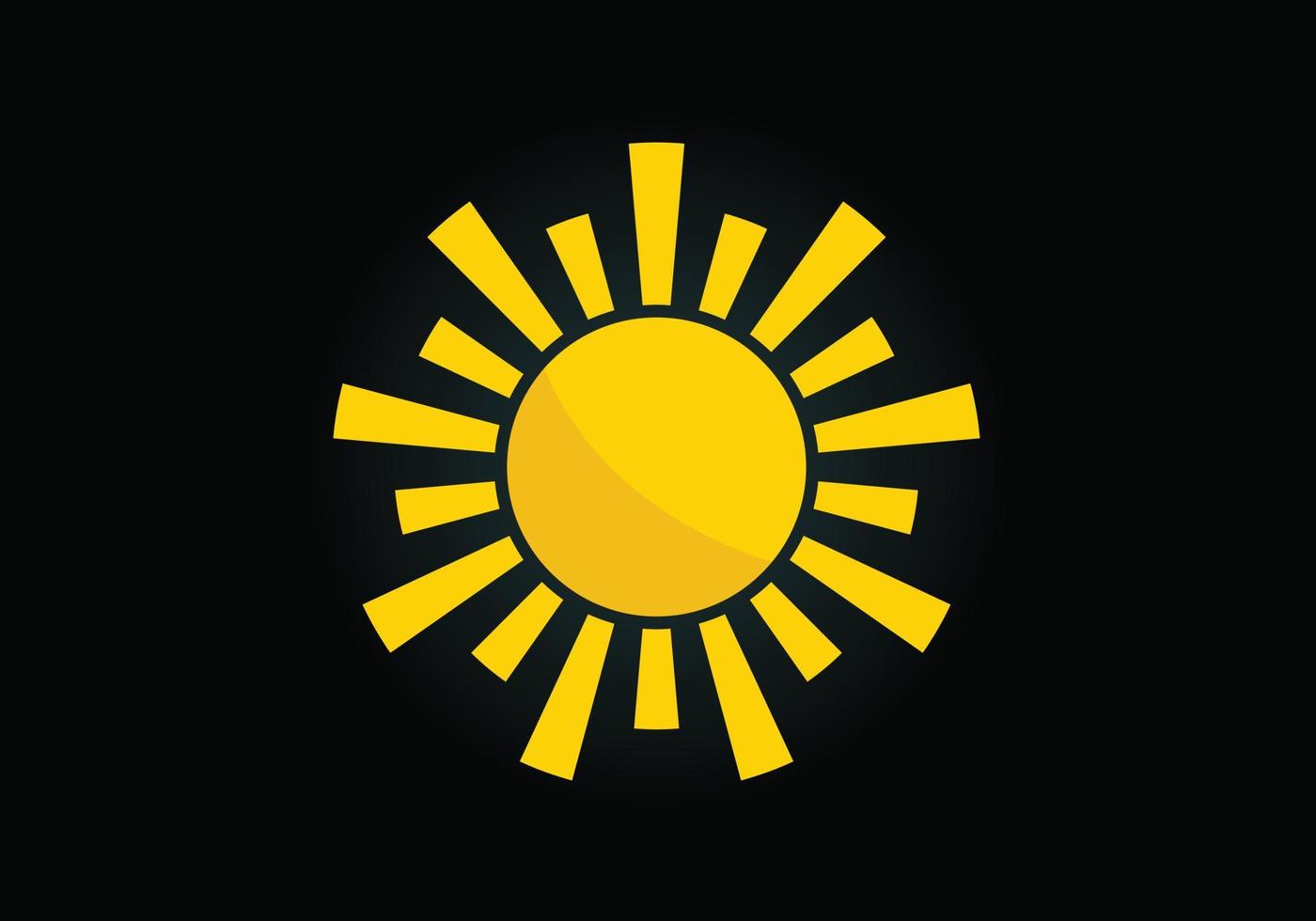 design de logotipo de sol criativo abstrato, logotipo de sol de verão, símbolo de sinal de ícone de sunburst vetor