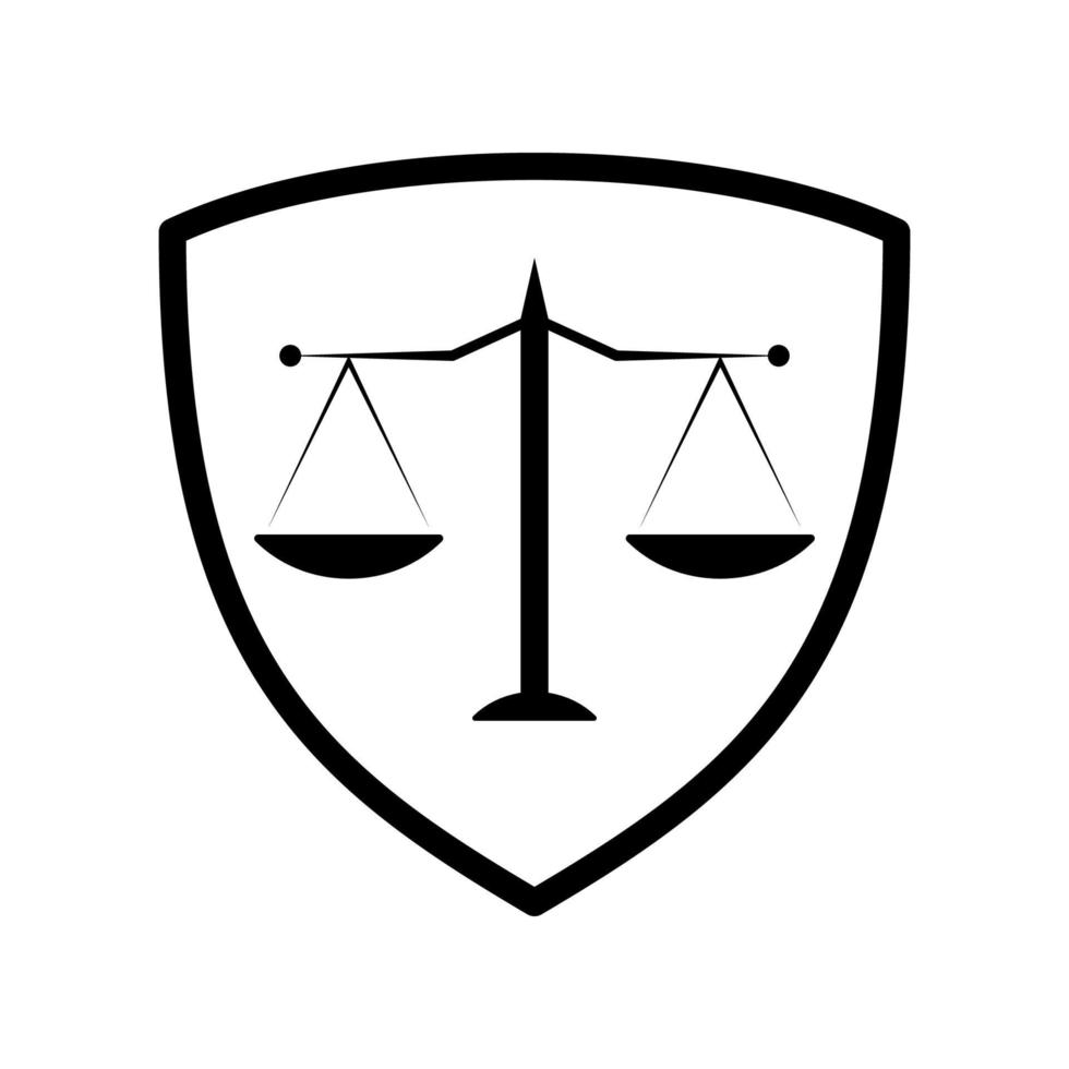 design de logotipo de escritório de advocacia vetor