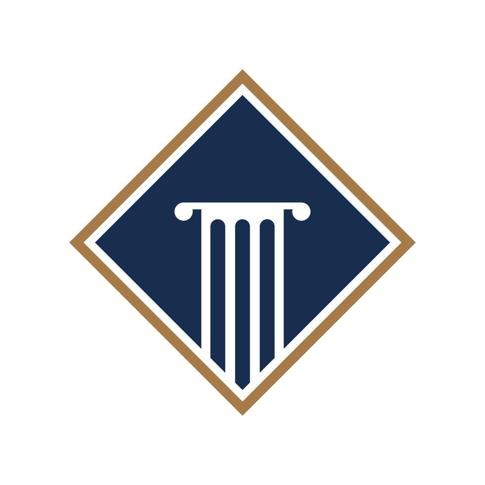 design de logotipo de escritório de advocacia vetor
