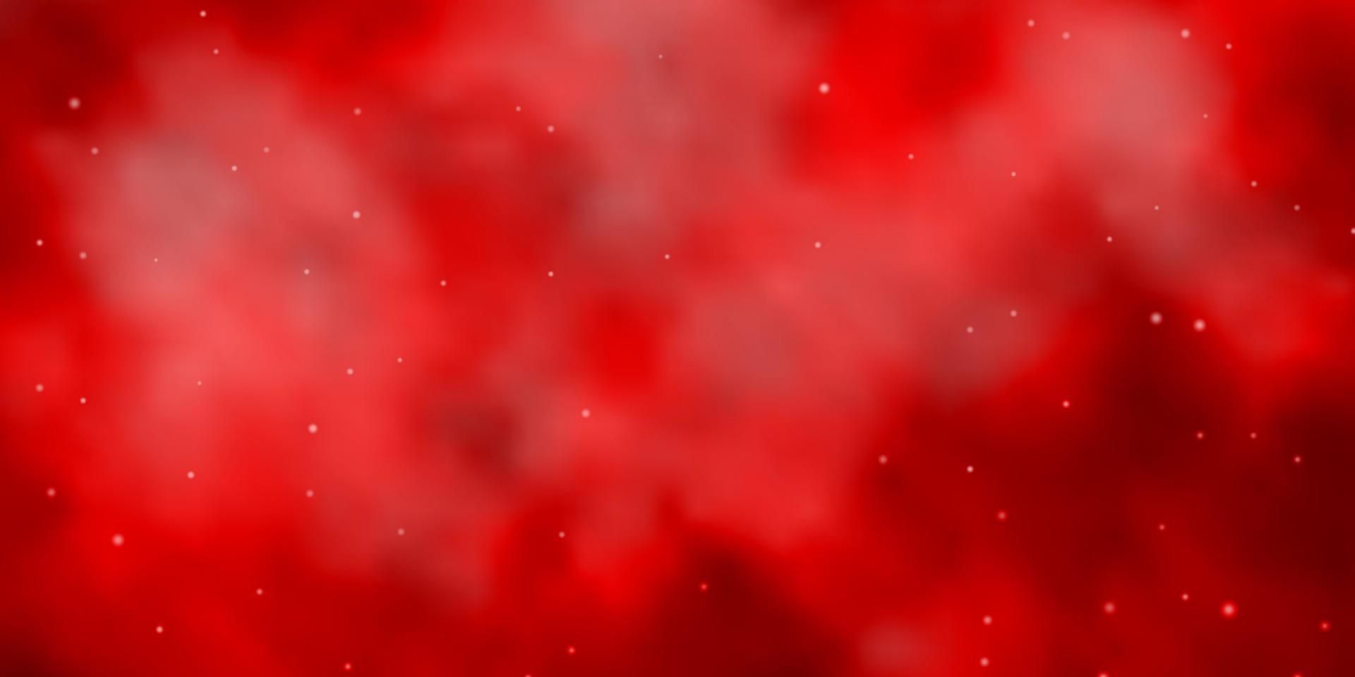 fundo vector laranja claro com estrelas coloridas.