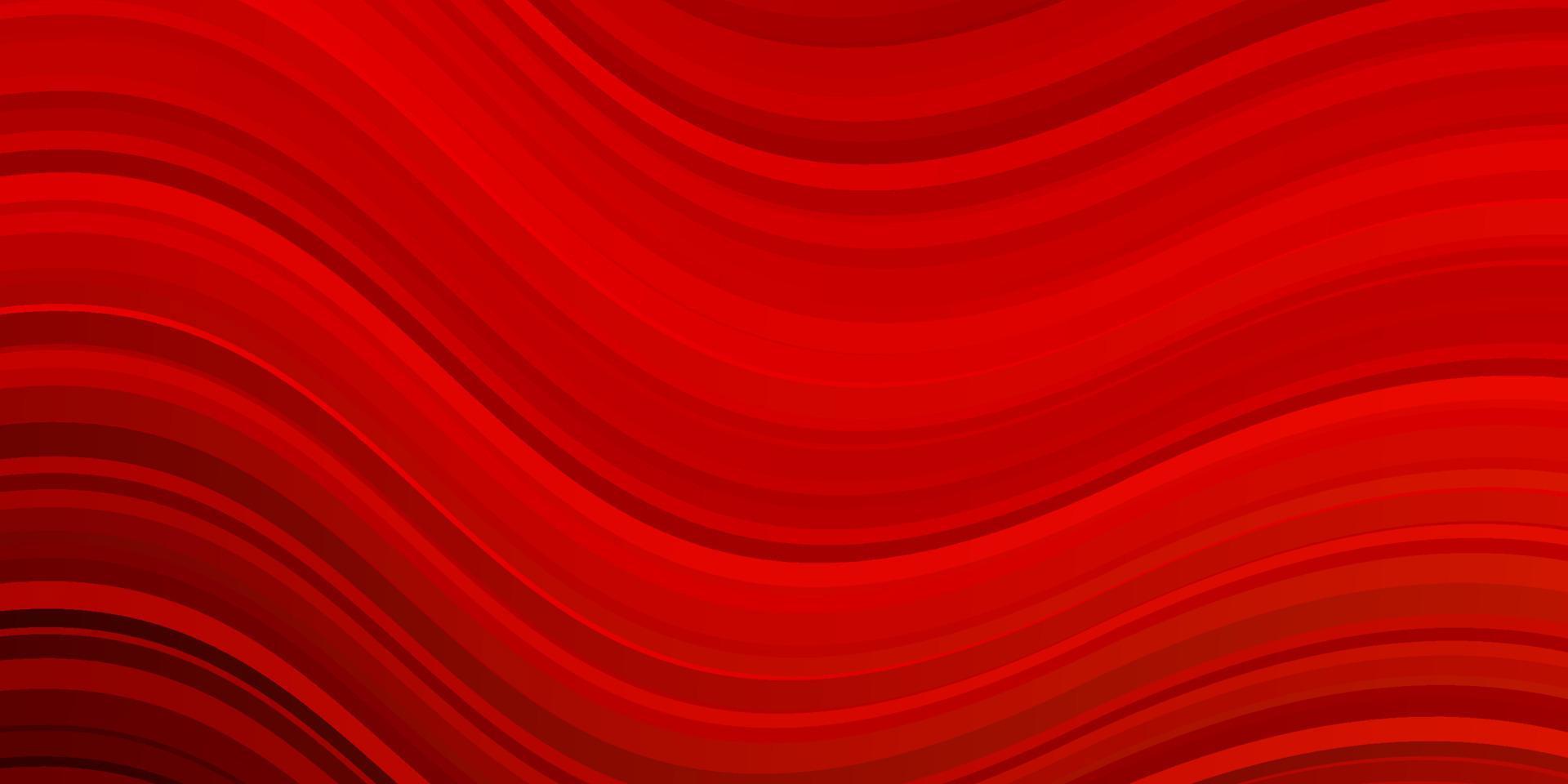 pano de fundo vector vermelho escuro com curvas.