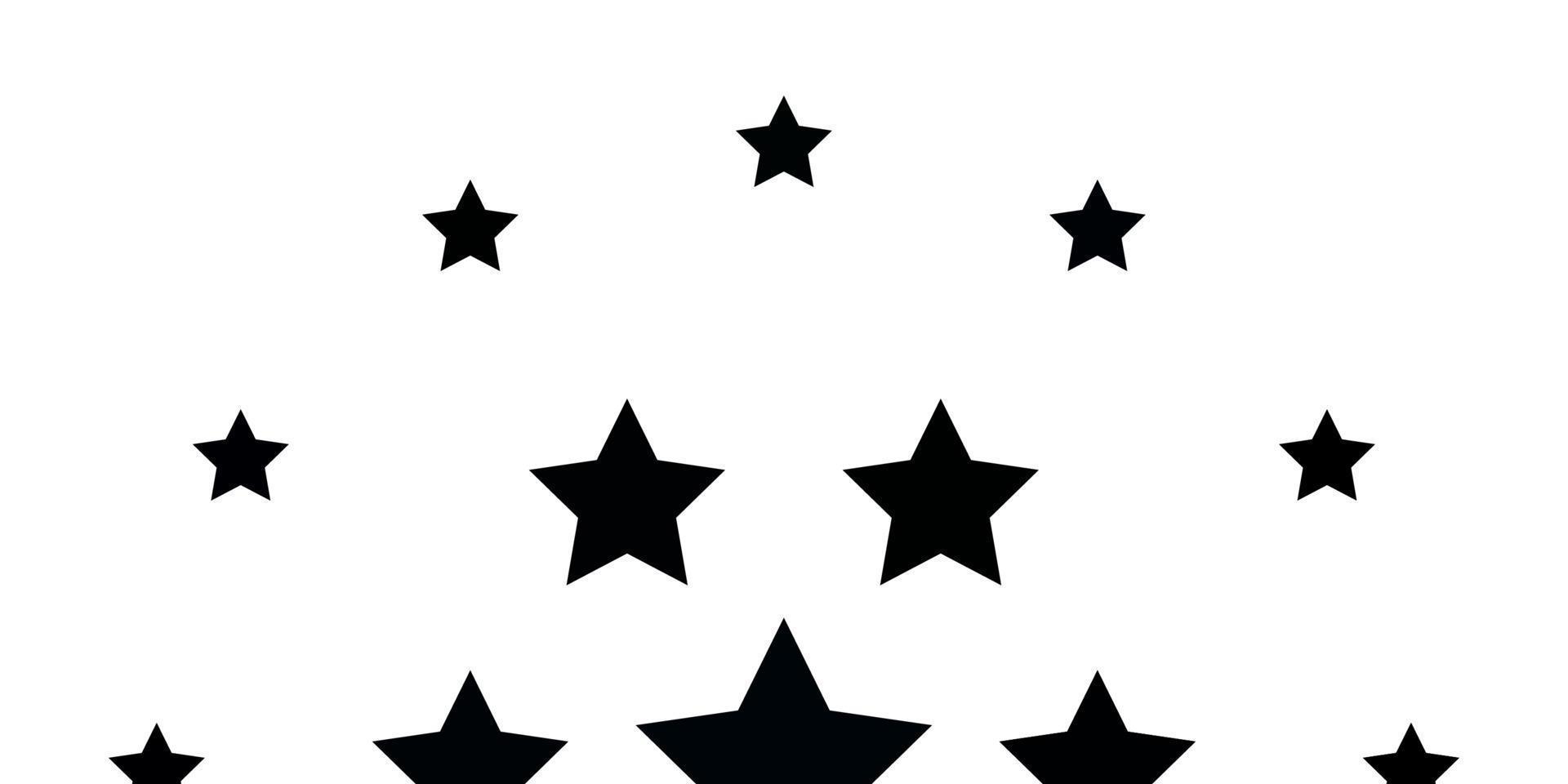 layout de vetor de luz azul com estrelas brilhantes.