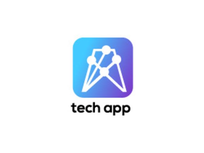 Um ícone de aplicativo técnico vetor