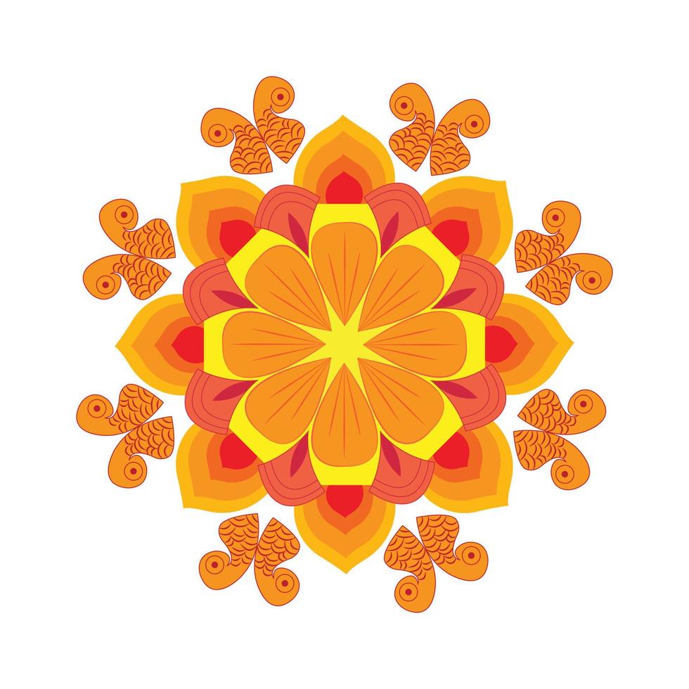mandala ornamentos redondos decorativos. forma de flor incomum. vetor oriental, tecer elementos de design.