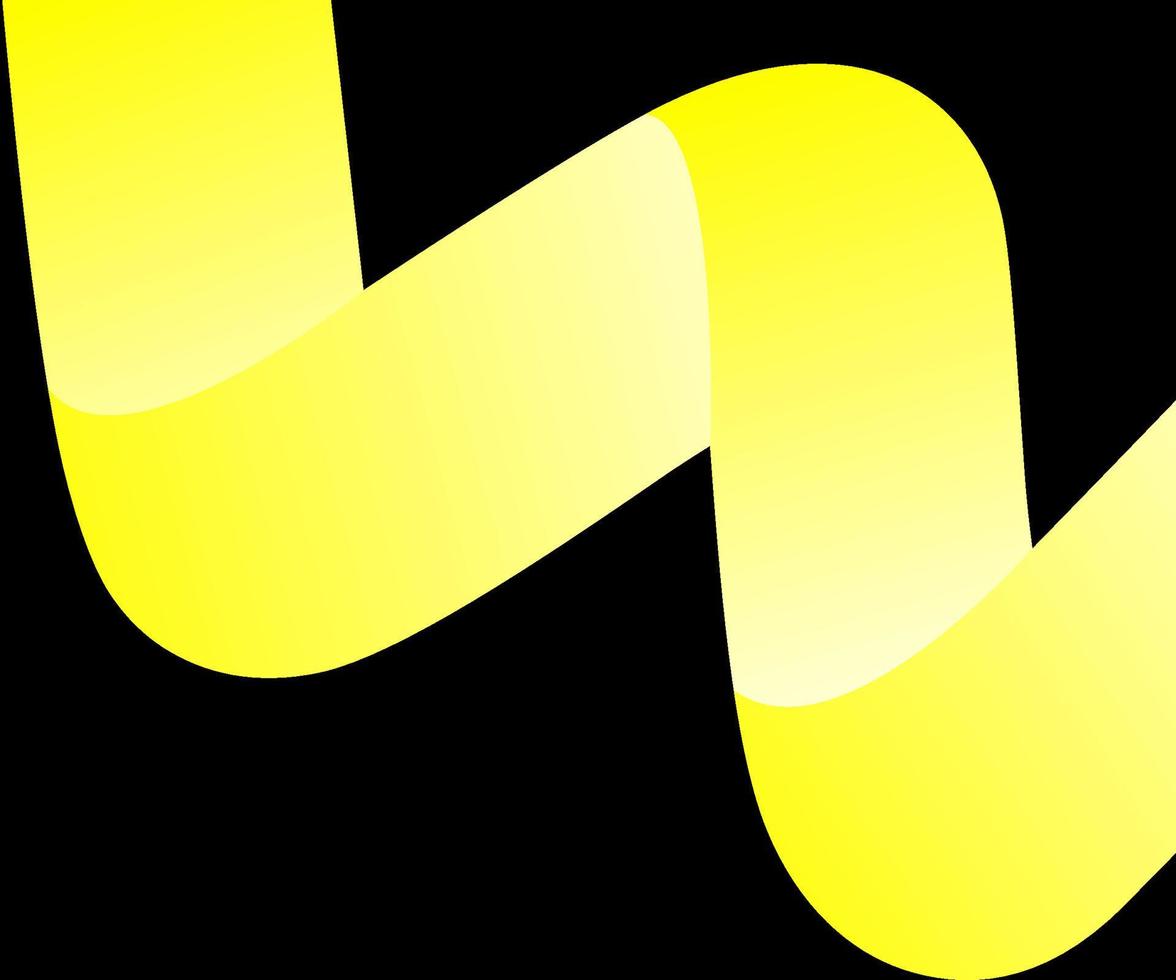 fundo abstrato com ondas, cor amarela gradiente, fundo amarelo, ondulado vetor