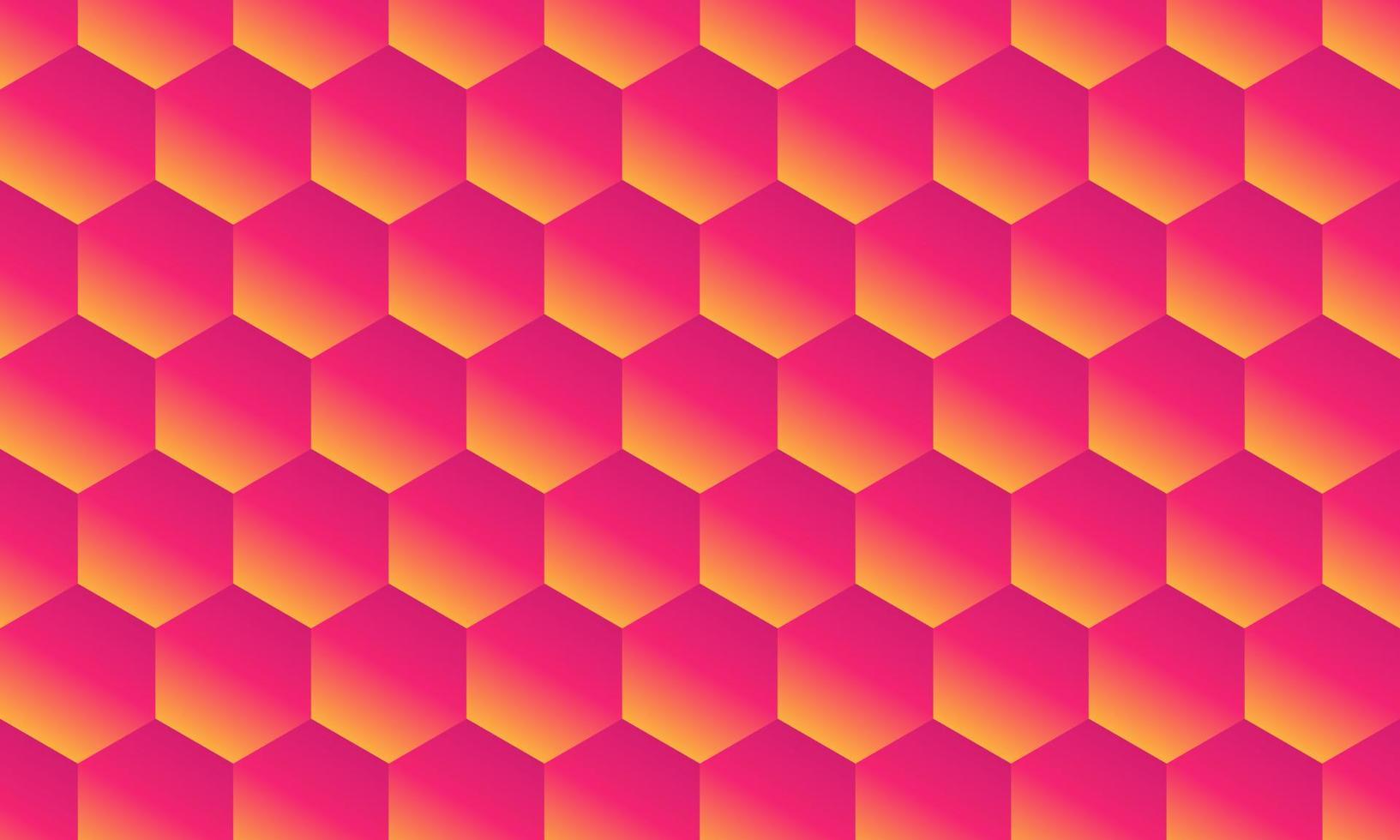 fundo de hexágono de forma geométrica abstrata vetor