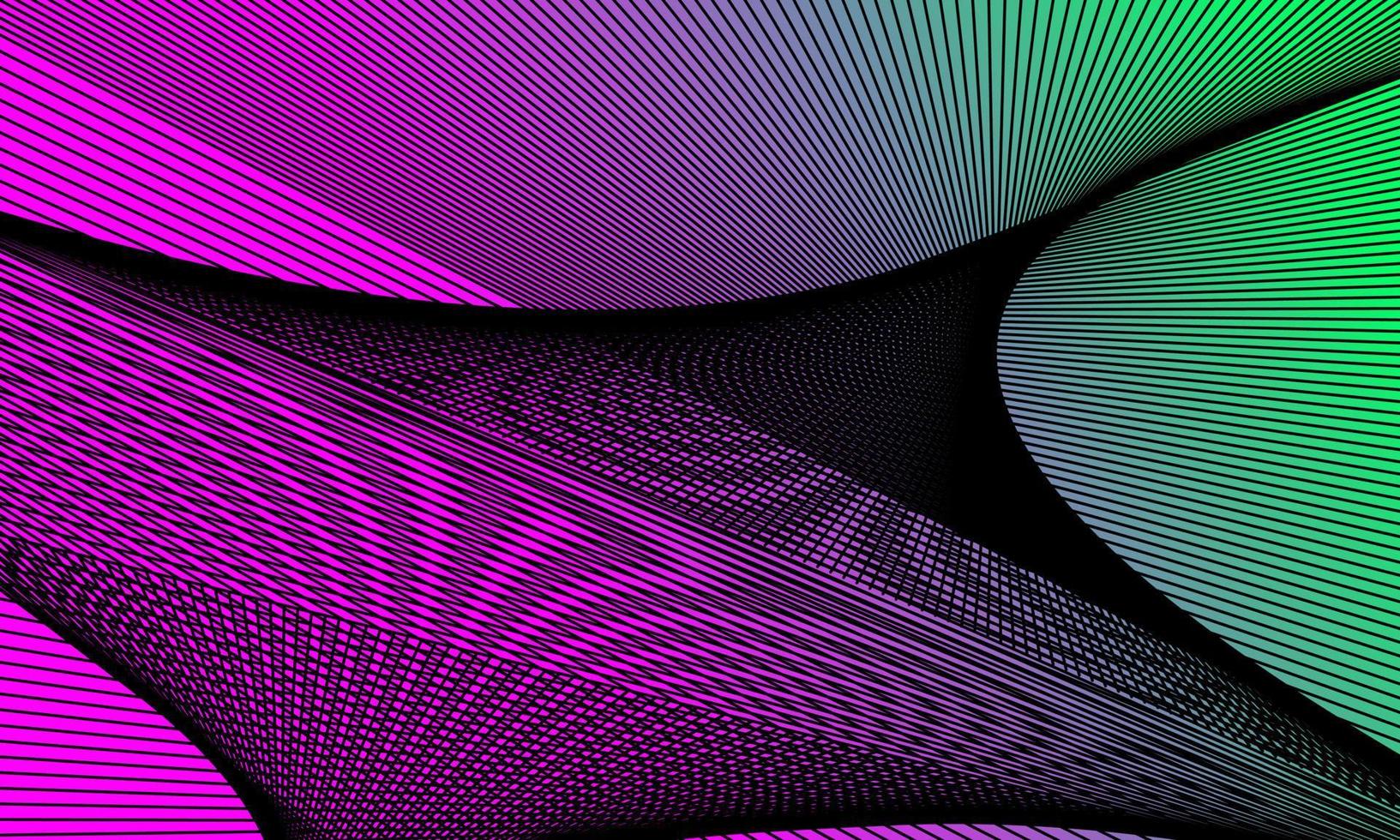 ilustração de fundo dinâmico abstrato geométrico gráfico. fluxo de ondas. ilustração de gradiente de vetor de tecnologia