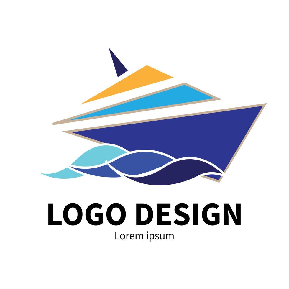 design de logotipo de envio robusto e dinâmico vetor