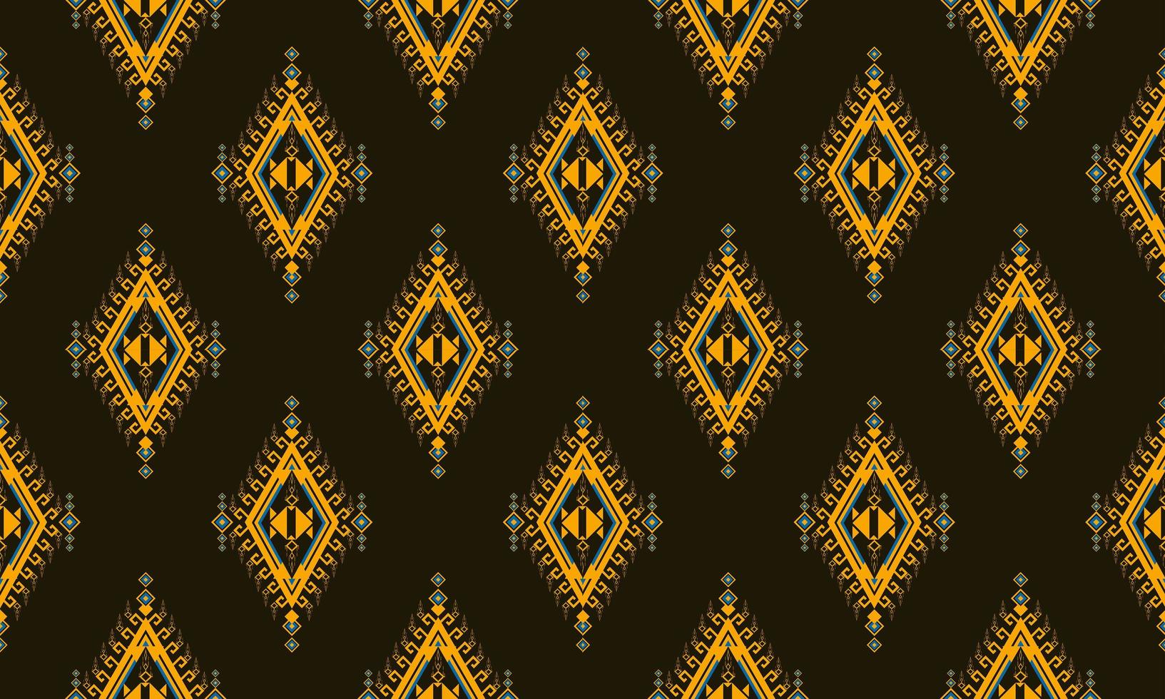 pattern.carpet étnico geométrico, papel de parede, roupas, embrulho, batik, tecido, estilo de bordado de ilustração vetorial. vetor