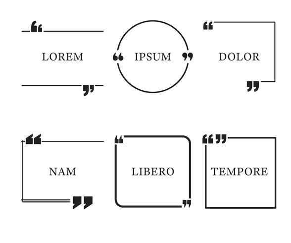 Conjunto de modelos de citação vetor