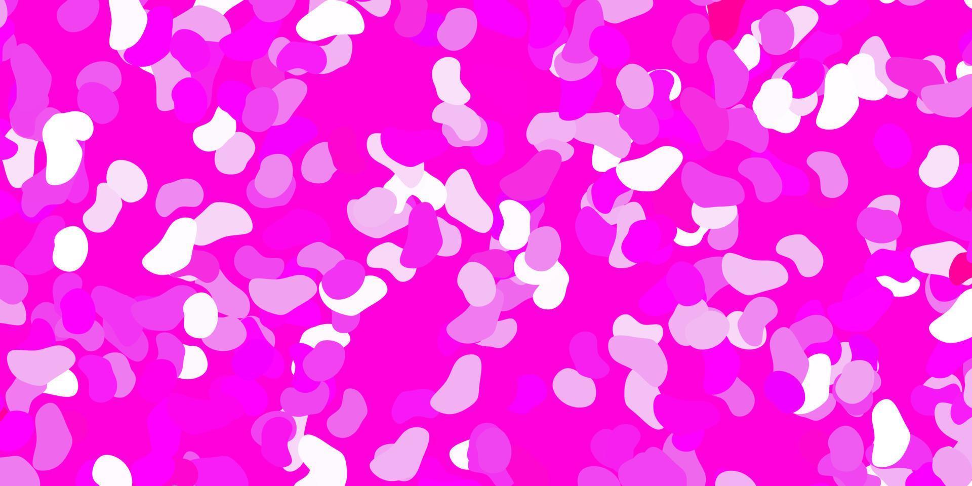 de fundo vector rosa claro roxo com formas aleatórias.