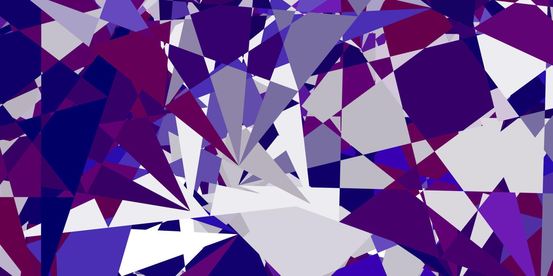 fundo vector roxo claro com triângulos.