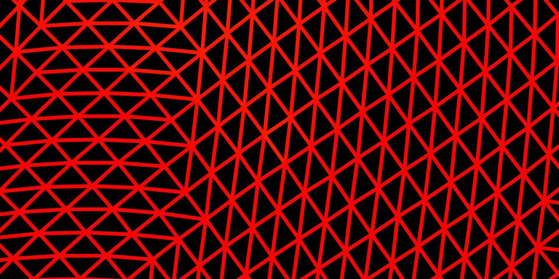 cenário de mosaico de triângulo de vetor vermelho escuro.