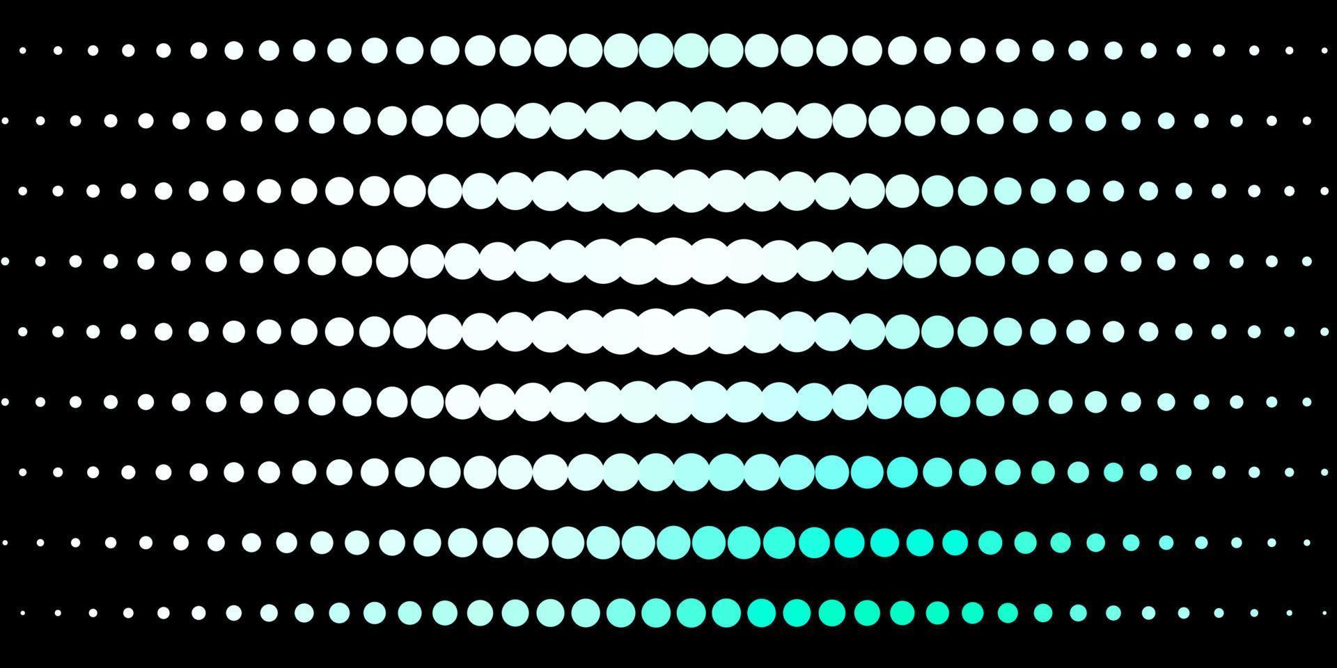 padrão de vetor verde escuro com esferas.