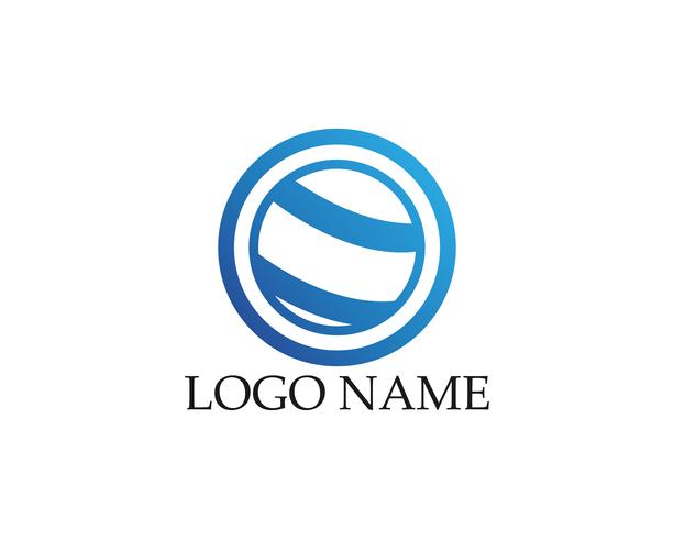 Modelo de design de logotipo abstrato de negócios vetor