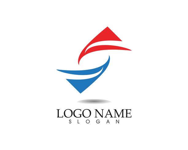 Logotipo do círculo de tecnologia e símbolos vetoriais vetor