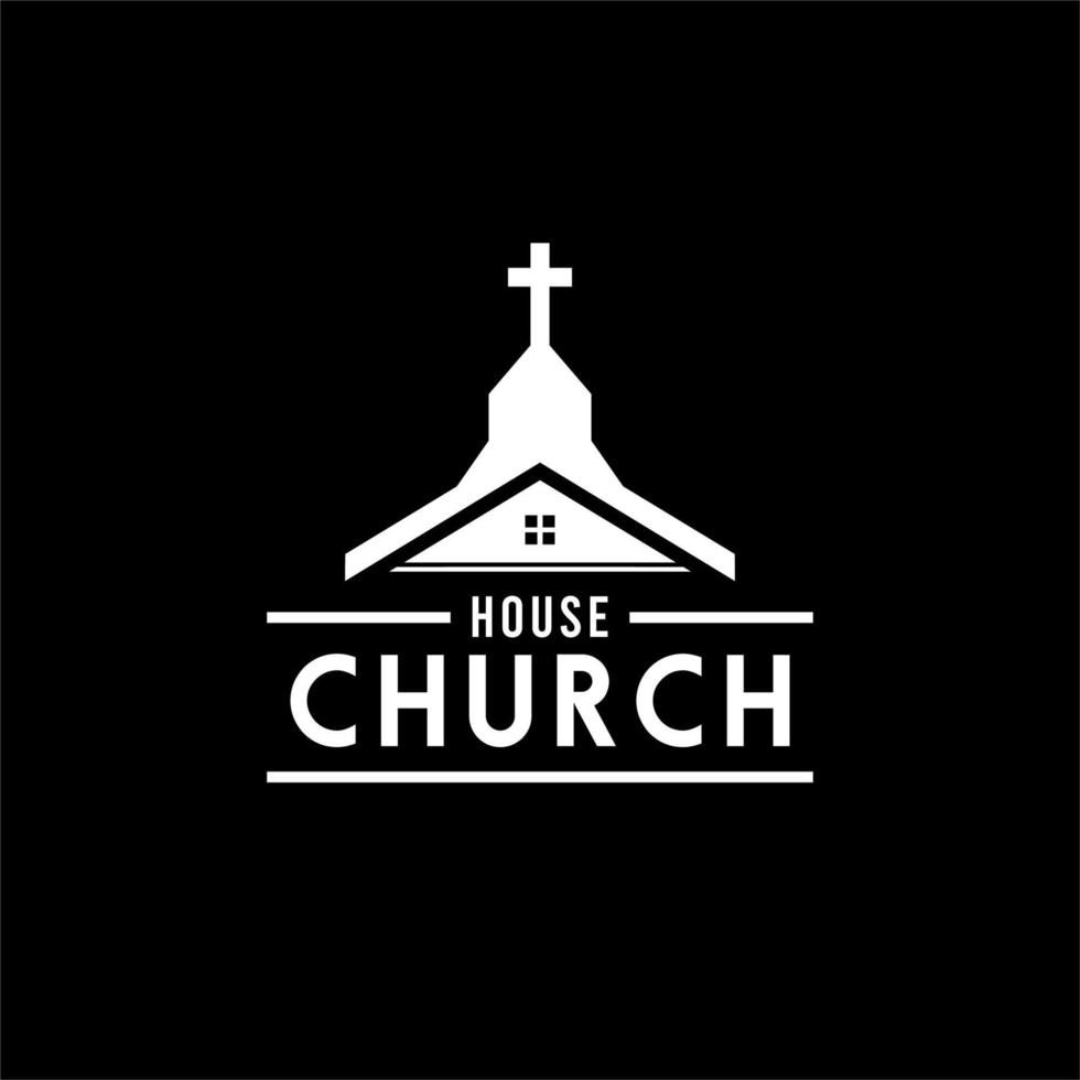 design de inspiração de logotipo de igreja de adoração cristã de jesus vetor