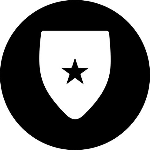 Ícone de escudo de vetor