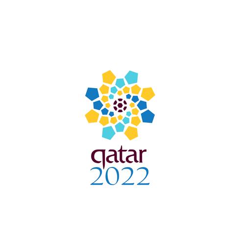 Copa do mundo de logotipo oficial 2022 no qatar vector design símbolo ou ícone