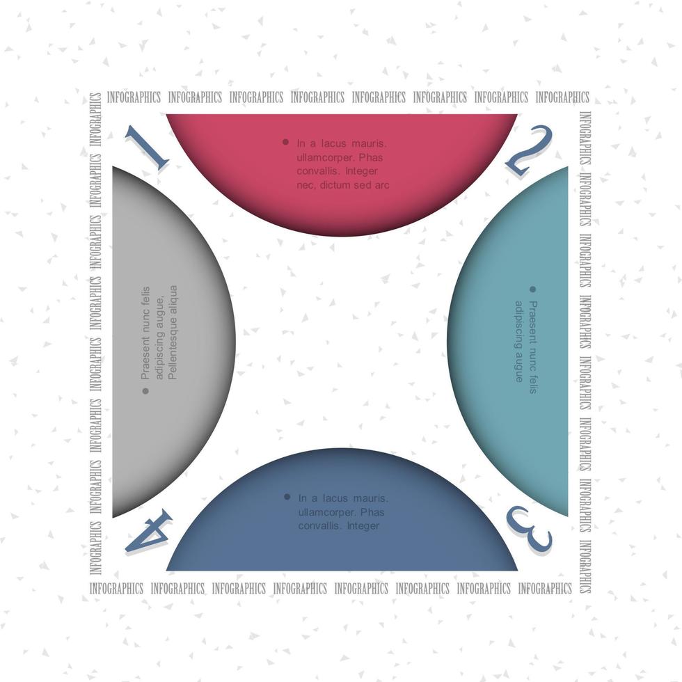 modelo de design para infográficos vetor