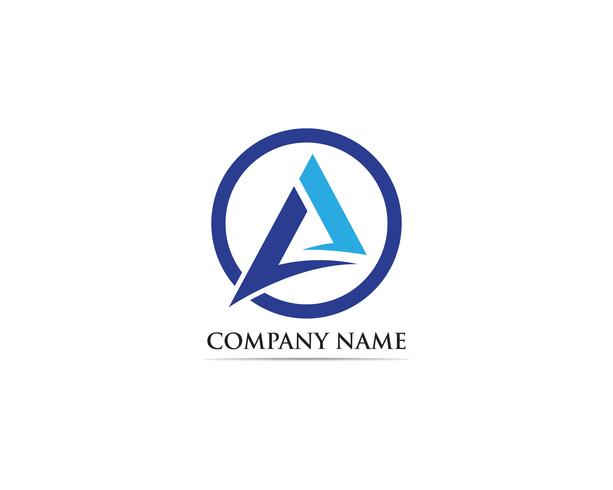 Um ícone de vetor de modelo de negócios de logotipo