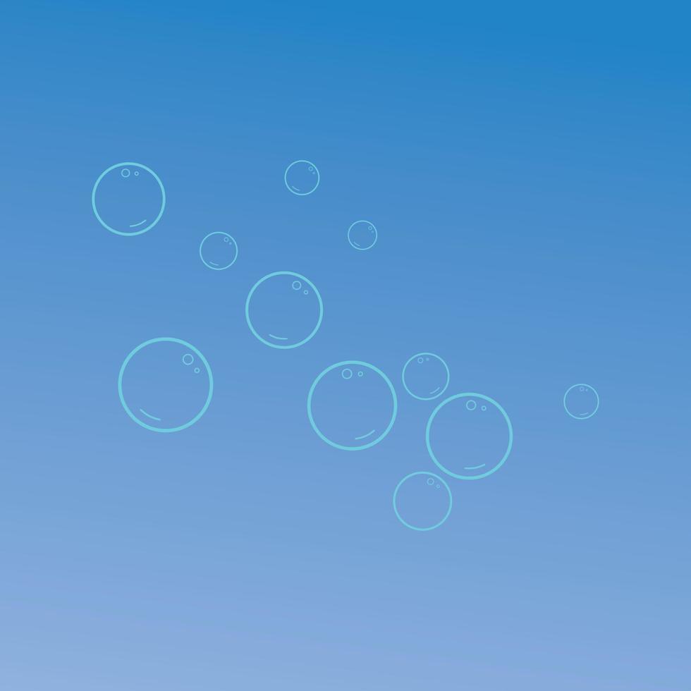 modelo de design de ilustração vetorial de ícone de bolha vetor