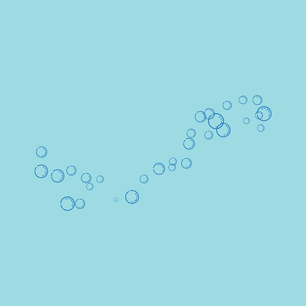 modelo de design de ilustração vetorial de ícone de bolha vetor