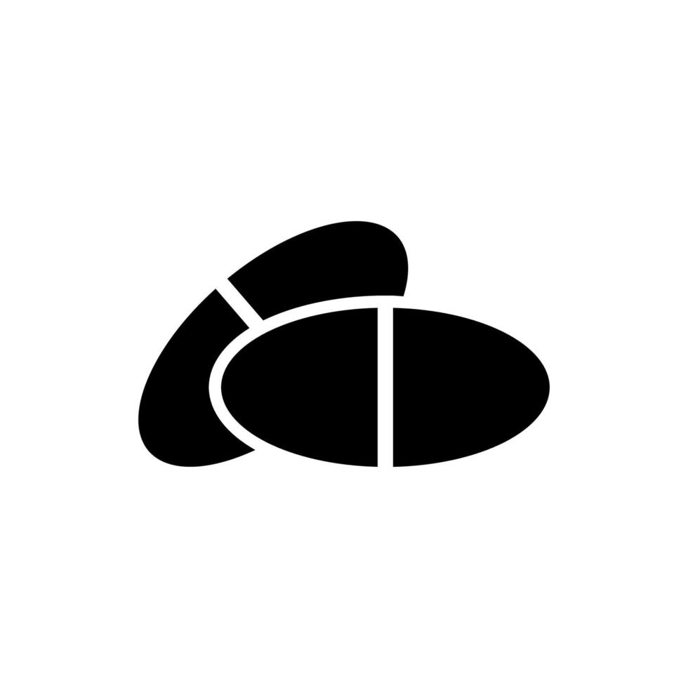 ícone de vetor de cápsula