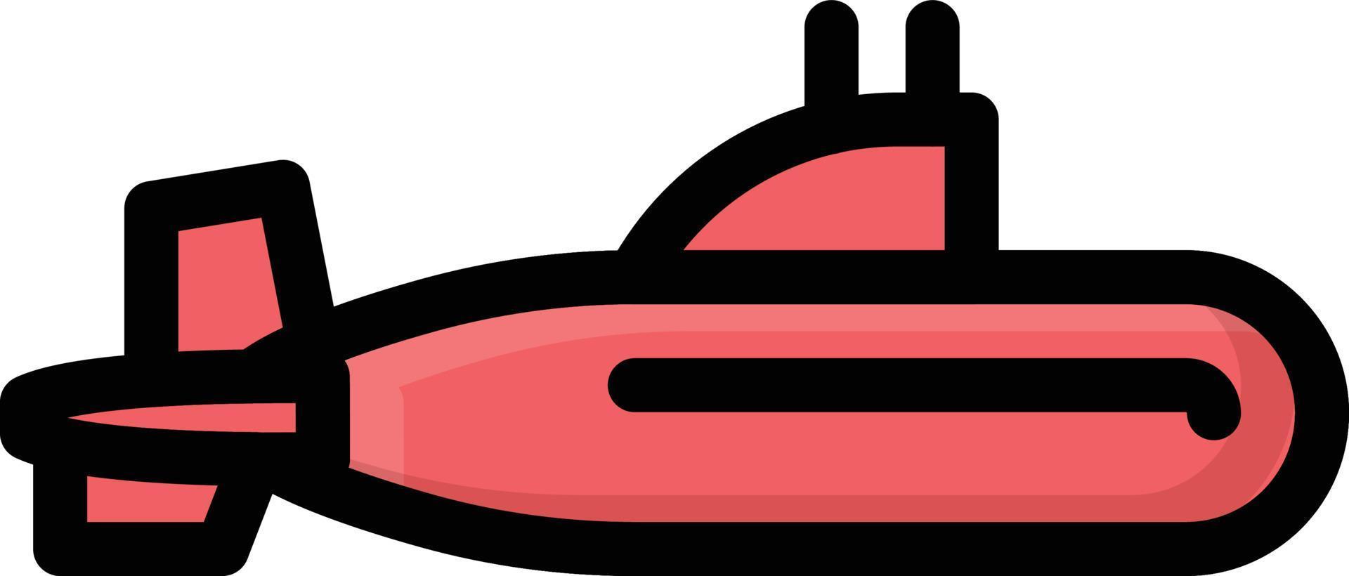 ilustração vetorial submarino em um fundo. símbolos de qualidade premium. ícones vetoriais para conceito ou design gráfico vetor