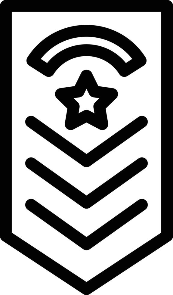 ilustração vetorial militar em um fundo. símbolos de qualidade premium. ícones vetoriais para conceito ou design gráfico. vetor