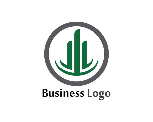 Ícone de coluna logotipo modelo ilustração vetorial design vetor