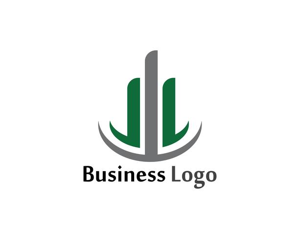 Ícone de coluna logotipo modelo ilustração vetorial design vetor