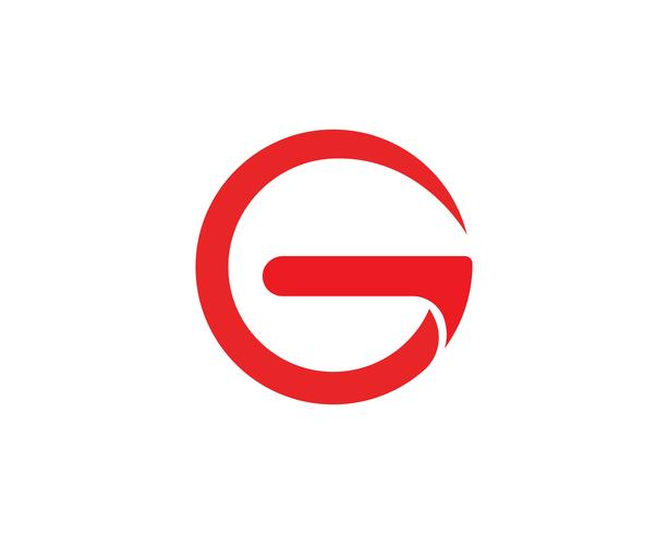 G letras logotipo e símbolos modelo ícones vetor