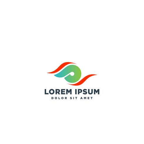 logotipo letra SP simples logotipo modelo vector illustration