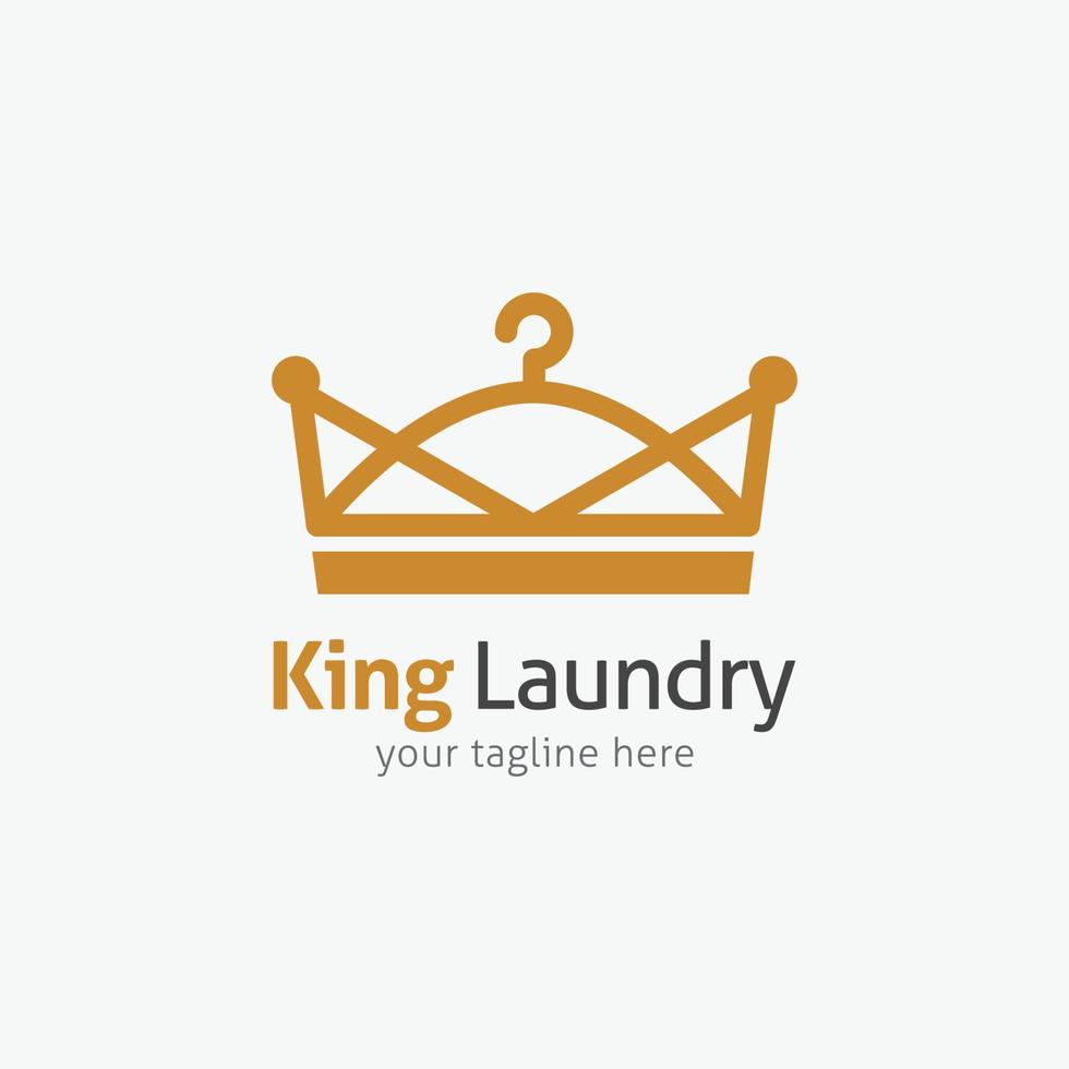 ilustração de design de logotipo de lavanderia vetor