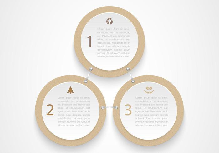 Cardboard Circles Vector