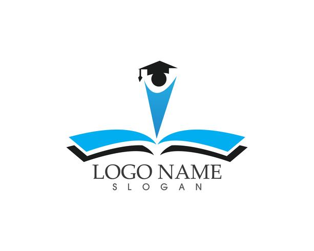 Modelo de vetor de logotipo de educação
