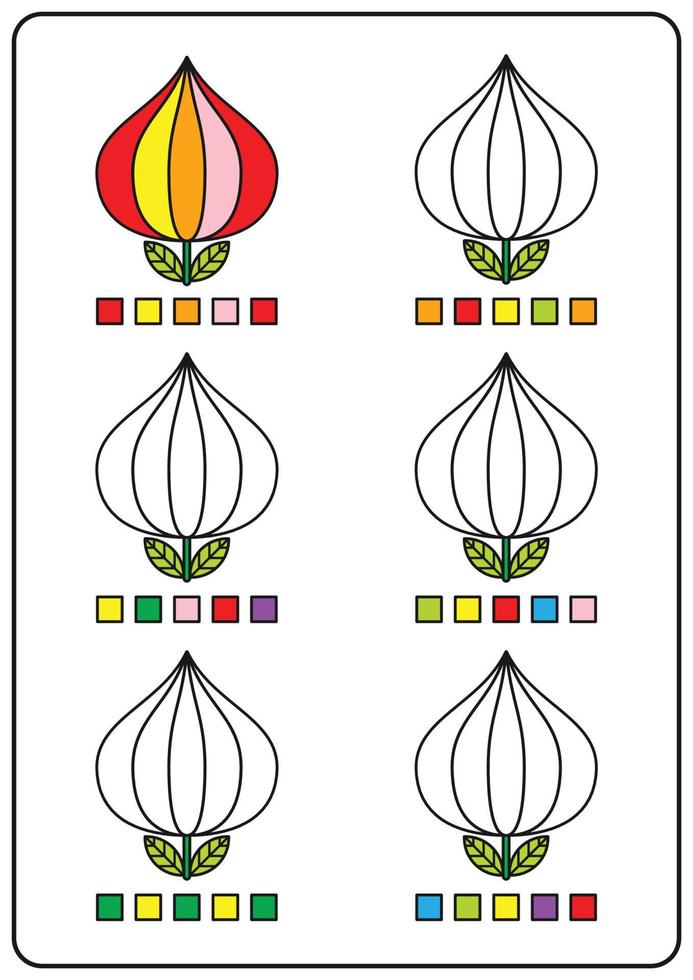 páginas para colorir, jogos educativos para crianças, atividades  pré-escolares, planilhas para impressão. ilustração vetorial simples dos  desenhos animados de objetos coloridos para aprender as cores. colorir  sorvete. 6187422 Vetor no Vecteezy