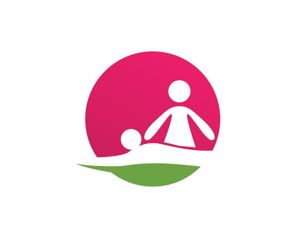 people Healthy Life Logo ícone de vetor de modelo