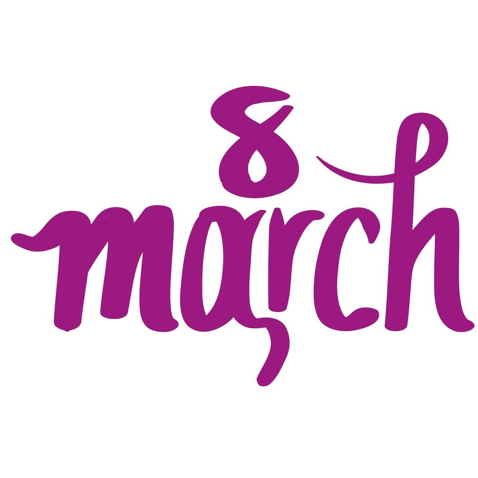8 de março dia da mulher vetor
