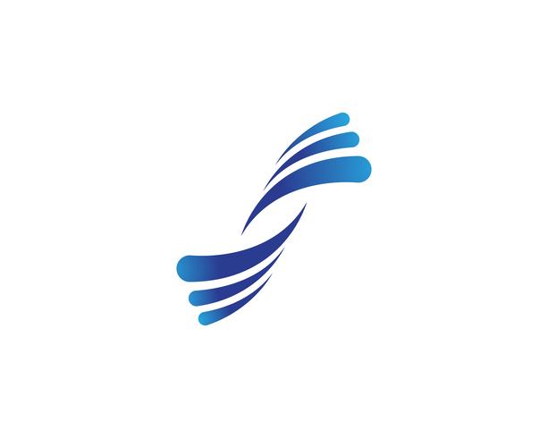 Respingo água onda praia logotipo e símbolo vector
